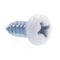 Prime-Line Sheet Metal Screw, S-Tap Pan Head Phil Dr No. 8 X 1/2in Zinc Pl Steel Black Head 25PK 9154661 - alternate 1